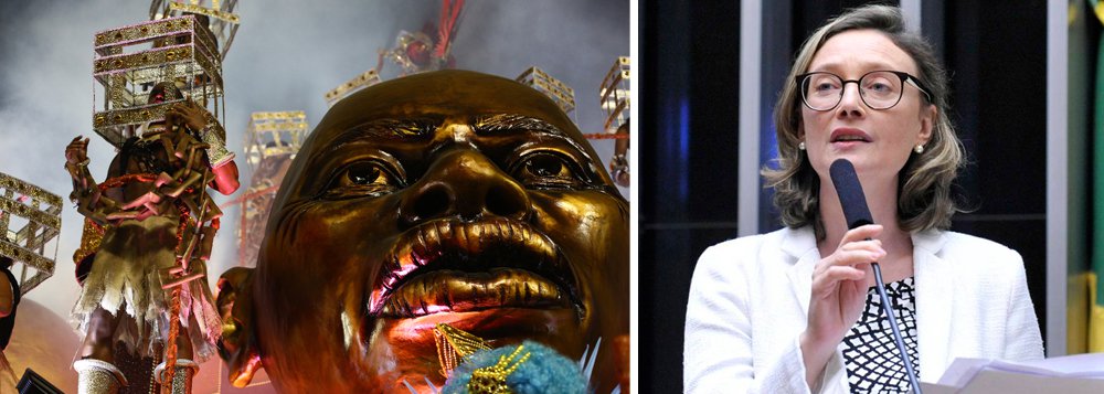 A deputada federal Maria do Rosário (PT-RS) criticou a cobertura da grande imprensa sobre o desfile histórico da escola de samba Paraíso de Tuiuti, no Rio de Janeiro; "Que vergonha: no Brasil, a gente lê no @elpais_brasil com o destaque merecido, o que veículos de comunicação nacionais censuram em sua linha editorial. O carnaval da Tuiutí revela o Brasil não só na avenida, mas um conluio que fere a livre informação e comunicação", escreveu a parlamentar no Twitter