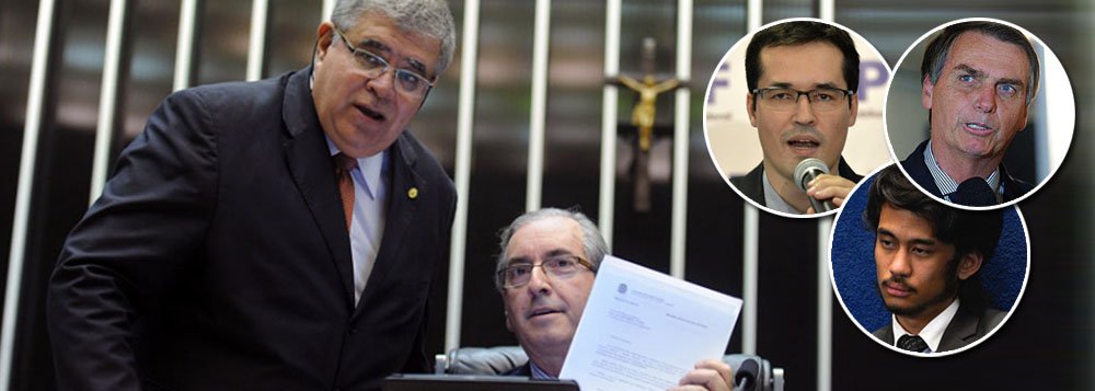 "Carlos Marun, ontem, mostrou que veio para ser o Cunha explícito de Michel Temer, declarando, sem nenhum pudor, que o Governo está trocando financiamentos em bancos públicos por votos na reforma da Previdência", diz Fernando Brito, editor do Tijolaço; "Então fui à página do pessoal do Kim. Nada. Na do Bolsonaro, coisa alguma, também. Também na do procurador Deltan Dallagnol não havia um pio"