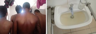 Os policiais civis do Centro Integrado de Segurança Pública (Cisp) da cidade de Murici fizeram uma “cotinha” para comprar botijão de gás de cozinha para evitar que os presos passem fome; a diretoria do Sindicato dos Policiais Civis de Alagoas confirma o problema e aponta outras falhas que comprometem o funcionamento e a estrutura do prédio: “A água, que chega no Cisp, é imprópria para o consumo humano.  As pinturas estão descascando. Há infiltrações, rachaduras e mofos nas paredes. Um problema hidráulico na obra faz com que o banheiro acumule água”
