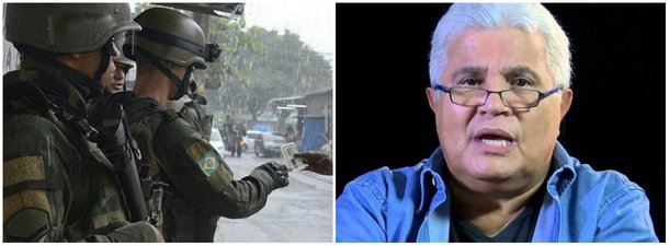 Jornalista Ricardo Noblat criticou o fato de a Defensoria Pública do Rio de Janeiro informar que vai  requerer informações às Forças Armadas pelas fotos de moradores da Vila Kennedy, na zona oeste, feitas por militares  no Rio; "O mundo está repleto de câmeras que filmam todo mundo. Ninguém reclama. Satélites são capazes de fotografar a placa de um carro. Ninguém reclama", escreveu o jornalista; para o defensor público Daniel Lozoya, do Núcleo de Defesa dos Direitos Humanos, a prática remete a uma Ditadura Militar