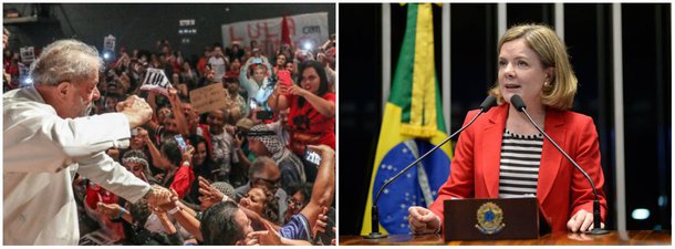 Com a proximidade do julgamento do ex-presidente Lula, a senadora Gleisi Hoffmann (PT-PR) afirmou que "a única solução possível do ponto de vista legal" é a absolvição do petista da condenação a nove anos e meio de prisão decretada pelo juiz Sergio Moro; "Uma sentença condenatória não será uma sentença justa", disse ela, em ato em Porto Alegre a favor da candidatura do petista à presidência da República; "É um processo político, então é na política que a gente tem que recorrer"