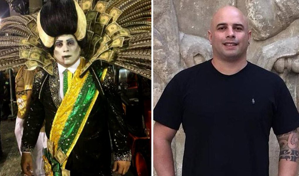 O professor de História Leonardo Moraes, de 40 anos, ficou famoso por desfilar como destaque no último carro da escola Paraíso do Tuiuti representando um "Michel Temer  vampiro"; o professor passou a segunda-feira de Carnaval atendendo telefonemas e recebendo centenas de mensagens e fotos do desfile da Paraíso do Tuiuti na Marquês de Sapucaí; desiludido com o país, ele irá passar uma temporada na Itália fazendo cursos de aprimoramento