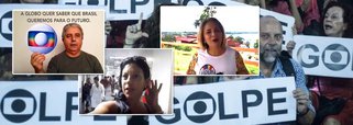 Depois de liderar o golpe de 2016, que instalou uma quadrilha no poder e desempregou milhões de brasileiros, a Globo lançou uma campanha pedindo que internautas gravem vídeos dizendo "que Brasil desejam"; o resultado foi uma avalanche de críticas à emissora; de um lado, a jornalista Luciana Oliveira pediu um "Brasil sem mídia golpista", enquanto o professor Claret Santos afirmou que "enquanto houver Globo, não haverá democracia"; no Rio, Ieda Paiva gravou um vídeo num hospital e pediu ao povo que "não valorize nada do que a Globo faz ou representa"