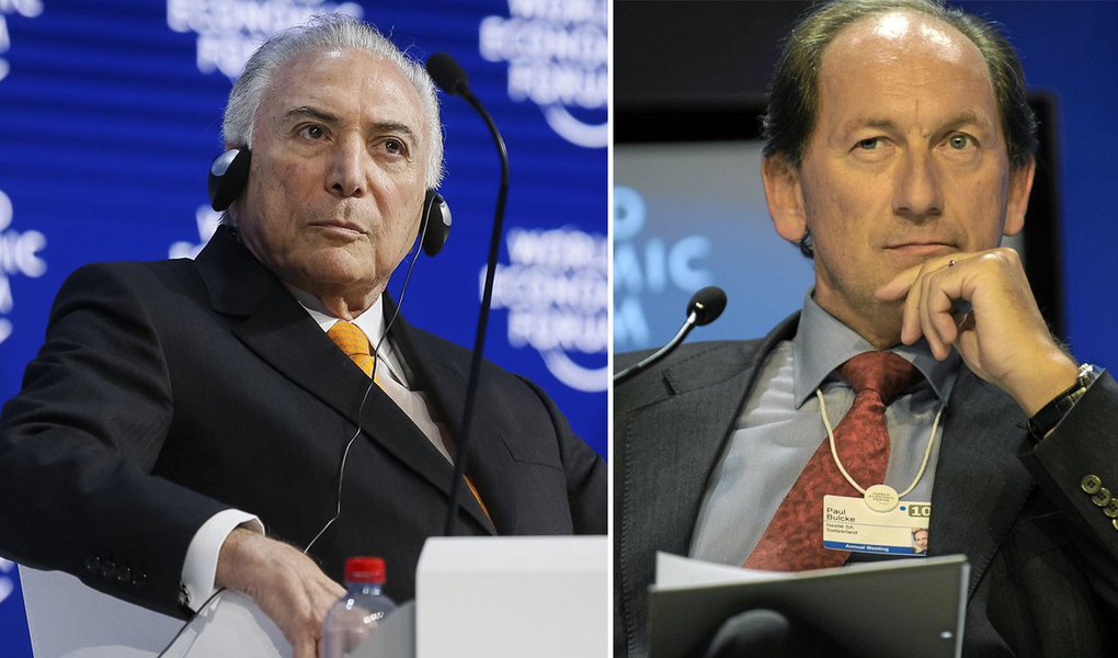 Em evento fora da programação oficial do Fórum Econômico Mundial, em Davos, Michel Temer teve um jantar fechado para convidados entre os quais o CEO da Nestlé, Paul Bulcke; ao que tudo indica decidiram que o presidente Temer e o CEO da Nestlé não deveriam aparecer juntos em público; segundo o analista Franklin Frederick, a Nestlé é bem conhecida pelo seu apoio à privatização da água e que negociações sobre este tema já existem entre a empresa e Temer é de conhecimento público; rejeição da maioria da população brasileira à privatização da água parece ter influído em tornar mais discreto o encontro entre Temer e o CEO da Nestlé em Davos 