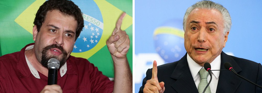 Coordenador do MTST e possível candidato a presidente pelo PSOL, Guilherme Boulos critica a intervenção militar no Rio de Janeiro e diz que o Exército é treinado para atuar em territórios inimigos; "Quem são os territórios inimigos? As favelas, as comunidades? A ideia é fazer como propôs Bolsonaro e metralhar a Rocinha?", questiona em vídeo; Boulos lembrou também que o Exército ocupou o complexo de favelas da Maré em 2014 e o resultado foi "desastroso". "O preço para dar uma falsa sensação de segurança para alguns setores da sociedade foram vários mortos e muito sangue", diz ele