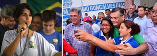 Em post no Facebook, a deputada estadual Manuela Dávila (PCdoB) comentou os resultados da pesquisa eleitoral para o governo do Estado do Maranhão; "Vocês sabem qual é o melhor governo no Brasil? "A primeira pesquisa eleitoral de 2018, divulgada hoje pela TV Difusora, mostra um cenário em que o atual governador Flávio Dino tem mais que o dobro das intenções de voto de sua principal concorrente, a ex-governadora Roseana Sarney", comentou Manuela