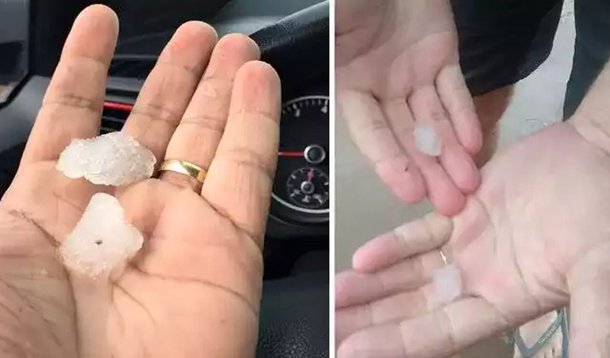  Na tarde dessa quarta-feira (10), moradores de Campo Maior ficaram assustados com uma chuva de granizo acompanhada de forte vento que causou muita destruição na cidade; com duas horas de duração, a chuva deixou várias ruas alagadas, o forro de uma padaria desabou, outdoors foram arrastados, uma torre de transmissão também caiu e alguns imóveis foram destelhados