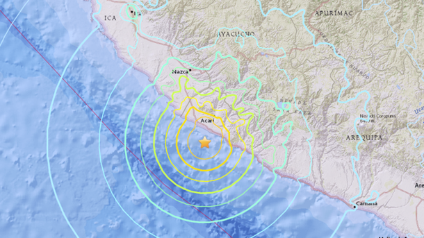 O número de feridos pelo terremoto que atingiu o Sul do Peru, nas regiões de Arequipa, Ayacucho e Ica, subiu para 104, enquanto o número de casas afetadas chegou a 780, informou o Centro de Operações de Emergência Nacional (Coen) do país; de acordo com o boletim do Instituto Nacional de Defesa Civil (Indeci), o tremor deixou 84 feridos na província de Caravelí e cinco em Condesuyos, na região de Arequipa, onde foi localizado o epicentro