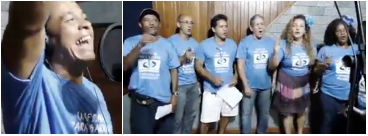 Uma nova marchinha de Carnaval de protesto denuncia os retrocessos do governo, pede 'Fora, Temer' e ressalta que o povo não vai aceitar a reforma da Previdência, aquela com a qual a gente "se aposenta no caixão"; a letra critica ainda a compra de deputados por Temer e a isenção dada a petrolíferas estrangeiras, como a Shell; "Para acabar com o grande acordo nacional, só fazendo greve geral", anunciam os sambistas; assista