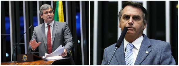O senador Lindbergh Farias (PT-RJ) criticou o deputado Jair Bolsonaro (PSL-RJ), que defendeu o tiroteio como solução para a criminalidade na Rocinha, no Rio; "Bolsonaro prometeu metralhar a Rocinha para uma plateia de mil executivos. Foi aplaudido! O ódio dos ricos contra os trabalhadores é tão grande que dão palco pra um show de atrocidades protagonizado por um fascista!", comentou o senador no Facebook