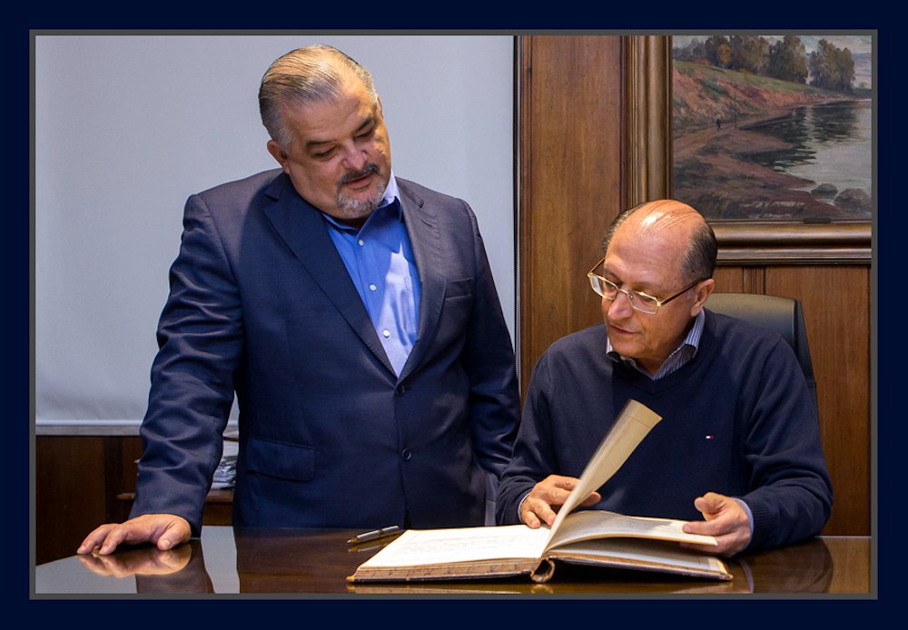 Governador Geraldo Alckmin e o vice Márcio França. Foto: Du Amorim/A2