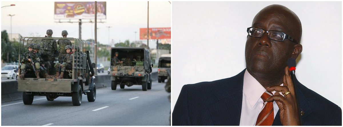 Ex-ministro e ex-deputado federal comenta, em vídeo para o 247, que é preciso olhar com muita seriedade a situação da população da periferia da cidade, "porque ao mesmo que irá receber bem o Exército, poderá ser vítima de ações arbitrárias e de violência das Forças Armadas"; para ele, a intervenção "é a aplicação em nosso estado do tratado oriundo do consenso de Washington, que recomenda a países como o Brasil a mudança de papel das Forças Armadas transformando-as em forças de segurança pública"; assista