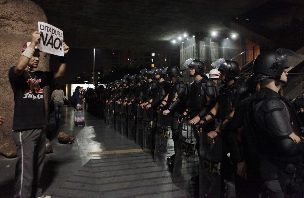 Manifestação democracia