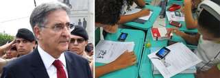 O governador Fernando Pimentel vetou totalmente duas proposições de lei aprovadas em dezembro pela Assembleia Legislativa de Minas Gerais (ALMG): uma delas diz respeito ao uso de celulares nas escolas; e a outra trata da certificação de informações de sites governamentais; o primeiro veto foi para o texto que tramitou na ALMG na forma do Projeto de Lei (PL) 770/15, que alterava a Lei 14.486, de 2002, que proíbe o uso de telefone celular em salas de aula, teatros, cinemas e igrejas; os vetos foram publicados no Diário Oficial de Minas