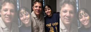 O ex-prefeito de São Paulo, Fernando Haddad, anunciou pelo seu Facebook na noite desta quinta-feira (15) que sua filha mais nova, Ana Carolina Haddad, foi aprovada para entrar na Escola Politécnica da Universidade de São Paulo (POLI-USP), sem especificar o curso; com a entrada da filha caçula no mundo universitário, a família toda marca, agora, seu sobrenome na maior universidade do país