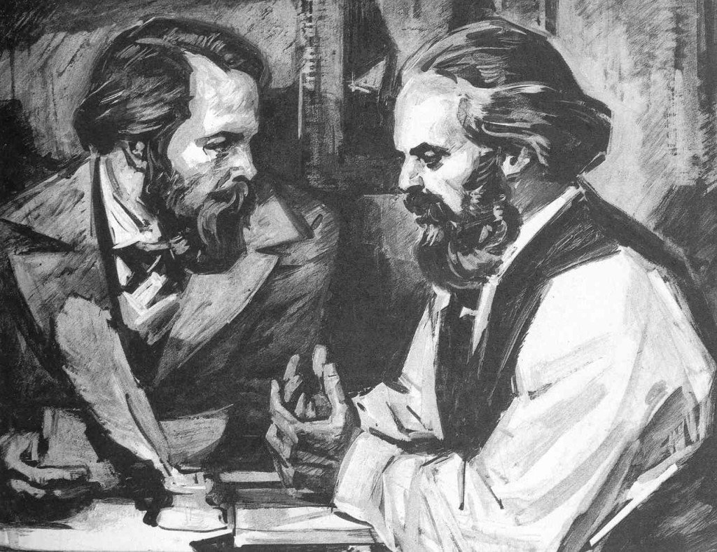 Marx e Engels, desde que iniciaram sua atividade revolucionária, trabalharam para dotar a classe operária de ferramentas políticas e ideológicas, em luta por sua emancipação social