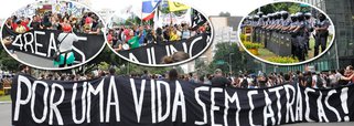 Ato pretendia ir até a casa do prefeito João Doria (PSDB), mas o tucano determinou às polícias que a rua fosse fechada, impedindo assim o direito de ir e vir de quem mora na região, inclusive com revistas de quem passava no local; as polícias montaram um aparato no local; confira o vídeo