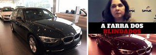 A diretora regional do Sesc, Regina Pinho, alugou uma BMW blindada, assim como seu chefe, o interventor Luiz Gastão Bittencourt, que anda de Mercedes-Benz blindada; tudo pago com dinheiro do sistema S