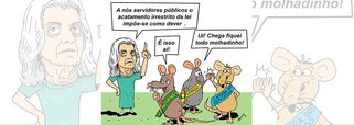 Chargista tocantinense Geuvar Oliveira ironizou em charge divulgada nesta sexta-feira, 2, o discurso da presidente do Supremo Tribunal Federal, ministra Carmen Lúcia, nessa quinta-feira, 1º, durante a abertura do Ano Judiciário de 2018; na solenidade, em que Cármen Lúcia disse ser "inadmissível" atacar a Justiça, ela estava acompanhada de vários investigados pela operação Lava Jato, como Michel Temer, o presidente do Senado, Eunicio Oliveira, e o presidente da Câmara, Rodrigo Maia