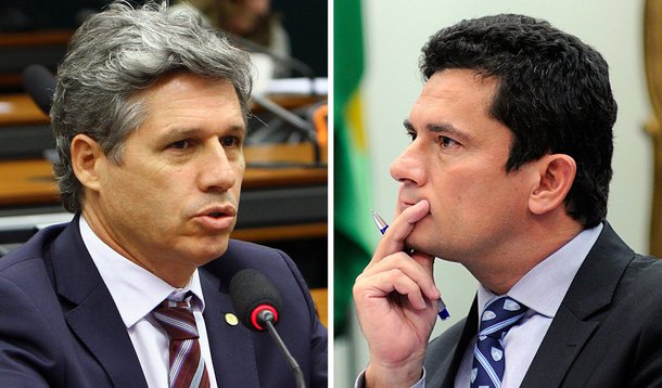 Paulo Teixeira e Sérgio Moro