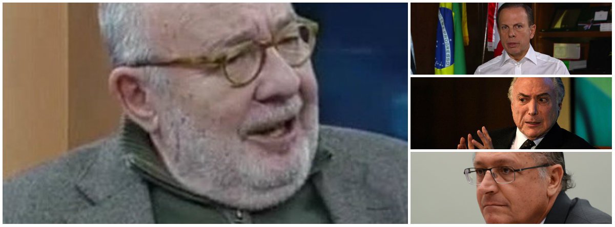 "Será que alguém já fez as contas de quanto dinheiro público esta sendo torrado na enxurrada de propagandas enganosas despejadas diariamente na nossa cara pelos governos federal, estadual e municipal em São Paulo?", questiona o jornalista Ricardo Kotscho. "Começou com o prefeito João Doria, atacando em todos os intervalos comerciais da Globo com a propaganda 'Prefeitura de São Paulo, Trabalho, Trabalho, Trabalho', para vender o asfaltamento de ruas como a grande obra do seu governo, depois que começou a despencar nas pesquisas"