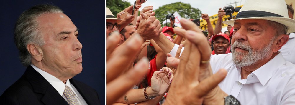 "O 'pacto da mediocridade' em que nos mergulharam, desde que as 'jornadas de junho', o 'padrão Fifa' e o neomoralismo foram impingidos – sem grandes resistências, é verdade – à sociedade, prepara-se para cortar o mais forte vínculo entre o Brasil real, o do povão, e a política, com a cassação da candidatura Lula", diz Fernando Brito, editor do Tijolaço; "Neste tempo de ameaça à essência da democracia: o direito de que o povo seja o juiz supremo dos destinos do país, não podemos nos permitir tergiversações"
 