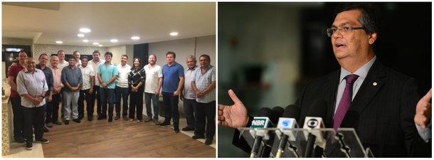 O presidente da Assembleia Legislativa do Maranhão, deputado Othelino Neto (PCdoB), reuniu para um jantar 12 presidentes e representantes de partidos que reiteraram todo apoio à reeleição do governador Flávio Dino (PCdoB); o objetivo do encontro, além de fortalecer a frente partidária em torno do comunista, foi intensificar o diálogo para a definição de um projeto coletivo, visando às disputas majoritária e proporcional nas eleições deste ano; participaram da mesa de diálogos PP, PSB, PPS, PTB, Solidariedade, PROS, PR, PT, PDT, PTC, DEM e PCdoB por meio de presidentes estaduais e representantes partidários