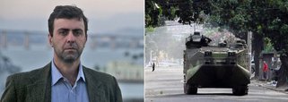 O Psol, que tem como principal liderança no Rio de Janeiro o deputado estadual Marcelo Freixo, divulgou nota conjunta, assinada pelas executivas nacional, fluminense e carioca, em que rechaça a intervenção militar no estado; "Depois de tanto desgoverno, o PMDB, por meio do governo corrupto (e ilegítimo) de Temer e de Pezão, apresenta como grande saída para a segurança uma intervenção federal. Fingem ignorar que o problema da violência no Estado (e no país) decorre essencialmente de questões estruturais, como a desigualdade, agravada pela retirada de direitos sociais e aumento do desemprego, promovidas por eles próprios", diz o texto; confira a íntegra