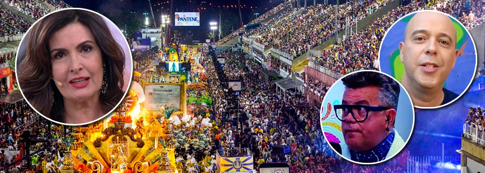 "Do camarote da Globo, onde narrava o desfile, Fátima Bernardes, Alex Escobar e Milton Cunha reagiram com comedimento ao surpreendente protesto, como se estivessem constrangidos", comenta o colunista de TV Mauricio Stycer; "Os manifestoches", leu ela, ao ver passar a ala com os patos, sem dizer mais nada; quando passou o vampiro Temer, com faixa presidencial, Milton disse apenas: "o vampirão", e Fátima: "vampiro neoliberalista"