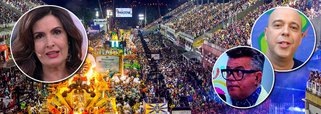 "Do camarote da Globo, onde narrava o desfile, Fátima Bernardes, Alex Escobar e Milton Cunha reagiram com comedimento ao surpreendente protesto, como se estivessem constrangidos", comenta o colunista de TV Mauricio Stycer; "Os manifestoches", leu ela, ao ver passar a ala com os patos, sem dizer mais nada; quando passou o vampiro Temer, com faixa presidencial, Milton disse apenas: "o vampirão", e Fátima: "vampiro neoliberalista"