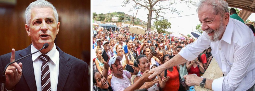 "O crime de Lula é um: foi popular. É popular", disse o deputado estadual Rogério Correia (PT); segundo o petista, Lula foi "condenado por um 'triplex' no Guarujá onde jamais dormiu sequer uma noite e do qual até hoje nunca surgiu um único contrato comprovador da acusação. Por isso a atual campanha do PT, apoiada pelo mandato Sempre na Luta, questionando as provas contra Lula. Cadê as malas, os áudios, as ameaças a delatores gravadas, os vídeos pegando o dinheiro?"; "No Brasil do Golpe, Brasil da Globo, Brasil das elites, é crime ser popular" 