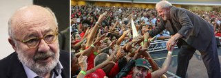 "Em qualquer país civilizado do mundo, quando um ex-presidente lança sua candidatura a um novo mandato, seja na condição que for, ainda mais sendo líder em todas as pesquisas de opinião, certamente mereceria algum registro no noticiário político", diz o jornalista Ricardo Kotscho, sobre a censura da mídia à candidatura do ex-presidente Lula; "Deletado pela grande mídia do noticiário sobre as eleições presidenciais, desde que foi condenado em segunda instância no tribunal de Porto Alegre, Lula é tratado como se fosse um morto vivo", criticou o jornalista