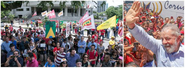 No primeiro ato de mobilização em defesa da candidatura Lula antes de seu julgamento no TRF4, marcado para 24 de janeiro, a Frente Brasil Popular e a Frente Brasil de Juristas pela Democracia promoveram nesta terça-feira 19 uma aula pública diante do tribunal, em Porto Alegre; professora Gisele Cittadino, coordenadora do Programa de Mestrado e Doutorado em Direito da PUC-RJ, afirmou: "todos sabem que o triplex no Guarujá nunca foi do presidente Lula. O objetivo é tirar o ex-presidente do processo eleitoral"; "Não tem outra saída a não ser considerar esse processo nulo", completou Carol Proner, professora da UFRJ; delegados em defesa da democracia e de Lula também pretendem protestar na capital gaúcha