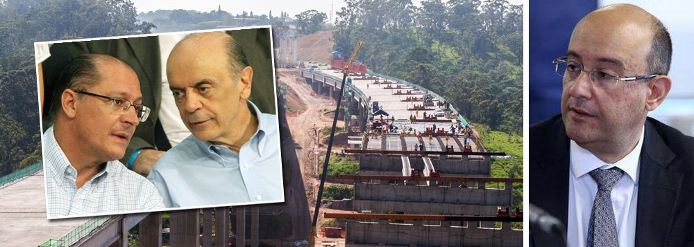 Após reunião com o procurador-geral de Justiça Gianpaolo Smanio, deputados da bancada do PT afirmam esperar providências e investigação séria por parte do MP-SP sobre formação de cartel no Rodoanel paulista e no Programa de Desenvolvimento do Sistema Viário Estratégico Metropolitano de São Paulo; "Indagamos ao Ministério Público o que eles fizeram ao longo de tanto tempo sobre questões que envolvem os governos Alckmin e Serra, já que há várias representações da bancada do PT pedindo investigações desde duas legislaturas anteriores. Queremos saber também o que farão, dada a gravidade das novas revelações"', diz o líder do PT na Assembleia, Alencar Santana