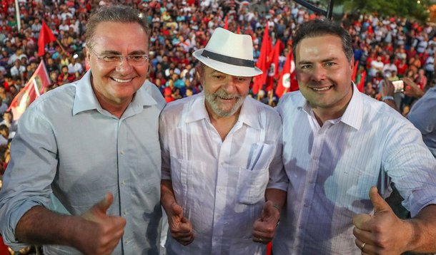 Pesquisa realizada pelo Instituto Brasileiro de Pesquisa (Ibrape) ouviu 2000 pessoas entre o período de 14 a 18 deste mês, em Alagoas; caso houvesse uma eleição hoje, Lula estaria com 51% e Jair Bolsonaro com 12%; Renan filho (PMDB) seria reeleito governador de Alagoas com 40% dos votos; já no Senado, Renan Calheiros seria eleito com 30%; o intervalo de confiança estimado é de 95% e a margem de erro máxima é de 3,0 pontos percentuais para mais ou para menos