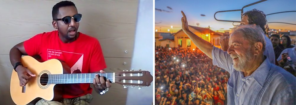 Na letra, o compositor carioca fala sobre o golpe de Estado contra a presidenta Dilma Rousseff e a caçada judicial contra o ex-presidente Lula; Nêggo Tom canta que "o povo é quem diz que presidente igual nunca se viu, salve o Presidente do Brasil"; e ainda que os golpistas "não contavam com a astúcia daquele guerreiro. Que o povo brasileiro abraçou"; assista