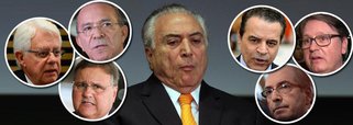 Supremo Tribunal Federal confirmou nesta terça-feira decisão do ministro Edson Fachin de fatiar a denúncia contra o grupo do PMDB da Câmara que envolve Michel Temer; mas, diferentemente da determinação de Fachin para que um dos inquéritos fosse remetido à Justiça Federal de Curitiba e outro ao Distrito Federal, a maioria dos ministros do Supremo decidiu que os dois inquéritos em questão serão enviado à Justiça Federal do DF; Temer e outros denunciados haviam pedido a suspensão da remessa da parte criminal da denúncia por organização criminosa para a Justiça Federal de Curitiba e de outra, por obstrução de Justiça, para a Justiça Federal em Brasília até que Temer e os ministros Eliseu Padilha e Moreira Franco deixem os cargos