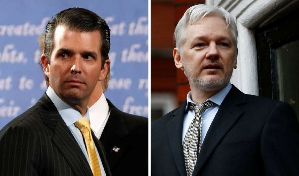 Donald Trump Jr., filho mais velho do presidente dos EUA, conversou com uma conta do Wikileaks no Twitter durante a campanha do ano passado, informou a revista The Atlantic, em reportagem publicada na noite dessa segunda; Trump Jr. discutiu o vazamento de e-mails de Hillary Clinton por meio de mensagem direta (DM) com uma conta ligada ao portal de vazamento de documentos secretos; Wikileaks teria pedido que Trump pai intervisse junto à Austrália para que o fundador do portal, Julian Assange, fosse nomeado embaixador australiano em Washington