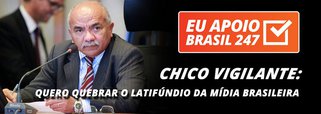 O deputado Chico Vigilante, do PT do Distrito Federal, apoia a campanha de assinaturas solidárias do Brasil 247. "O Brasil é o único país em que uma família pode ser dona de televisão, rádio, jornal, revista e portal de internet. Isso não é mais monopólio. É latifúndio e eu quero quebrar esse latifúndio. Por isso, eu estou solidário com essa campanha, para o fortalecimento de uma imprensa livre, soberana e democrática", diz ele