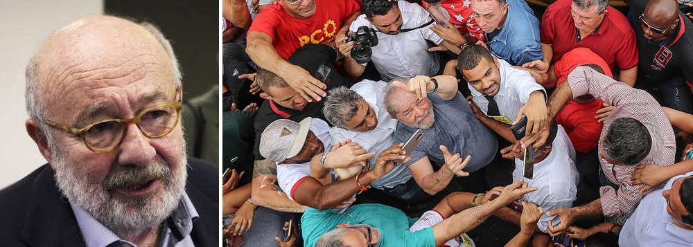 O jornalista Ricardo Kotscho afirmou nesta quarta-feira, 13, que a campanha presidencial do próximo ano deverá se transformar numa guerra judicial envolvendo o ex-presidente Lula; "Quem quer ver Lula condenado e preso alega que a última palavra é sempre da Justiça, que não pode se submeter a injunções políticas, como se isso fosse possível. O que se discute agora é qual poderá ser a dimensão da reação popular se isto realmente acontecer. Com os movimentos sociais e sindicais em refluxo, e as esquerdas divididas entre vários candidatos, quanto mais demorar a decisão da Justiça, menor será a capacidade de reverter nas ruas a decisão dos tribunais", diz ele
