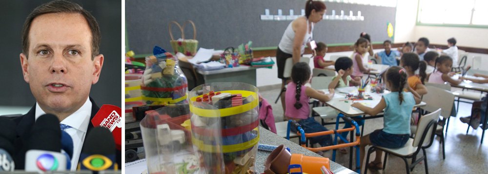 O Ministério Público do Trabalho (MPT) encaminhou recomendação ao prefeito da capital paulista, João Doria (PSDB), para que não seja encerrado o período integral de, pelo menos, sete escolas municipais de educação infantil – para crianças de 4 e 5 anos – na região do Bom Retiro e da Barra Funda; o órgão federal exige que prefeito mantenha funcionamento das unidades de ensino e considera que encerrar essa modalidade trará imensos prejuízos a crianças e famílias; reportagem da RBA