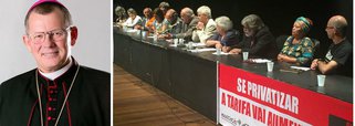 Em nota, o arcebispo de Porto Alegre, Dom Jaime Spengler, criticou a “entrega das riquezas naturais à exploração desenfreada de empresas multinacionais, que olham para nossos bens naturais apenas com o olhar da ganância e da avareza”; manifestação foi encaminhada ao Ato Em Defesa da Soberania e do Patrimônio Nacional, na capital gaúcha