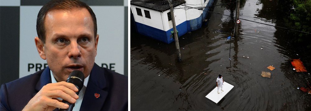Durante reunião da Comissão de Finanças da Câmara Municipal, o prefeito regional da Casa Verde/Cachoeirinha, Paulo Cahim, afirmou que a região pode ser afetada por enchentes como consequência da não realização da limpeza de um piscinão na zona norte; "Me desculpem. Eu não sei qual é a força que eu posso representar nisso. Porque se não tivermos a força política e a visão de gestão, nós vamos ter muito problema com as enchentes em janeiro", afirmou Cahim à plateia; segundo o gestor, declarações ocorrem no momento em que a gestão do prefeito João Doria (PSDB) gastou somente 21% do orçamento previsto para contenção de enchentes