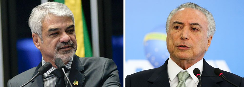 Decisão do governo Michel Temer de adiar para fevereiro de 2018 a votação da Reforma da Previdência foi vista pelo líder da oposição, Humberto Costa (PT-PE), como um marco na luta contra o projeto; "Isto mostra a importância da mobilização. Os parlamentares estão sentindo a pressão dos seus eleitores que não aceitam de jeito nenhum este projeto que, na prática, representa o fim da aposentadoria", declarou; "É um governo de patos e patetas que tem atuado para acabar com todos os direitos do povo brasileiro para manter os seus privilégios. Gente que diz prega corte de gastos com saúde e com educação, mas que torra bilhões para comprar votos de deputado", disparou