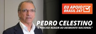 O engenheiro Pedro Celestino, presidente do Clube de Engenharia, apoia a campanha de assinaturas solidárias do Brasil 247, em defesa do interesse nacional. "Contribua com o 247. Nós precisamos que o 247 se transforme numa televisão que chegue a todos os lares, que chegue aos mais remotos rincões do nosso País, para que o nosso povo seja informado e possamos reagir ao desmonte que estamos assistindo", diz ele