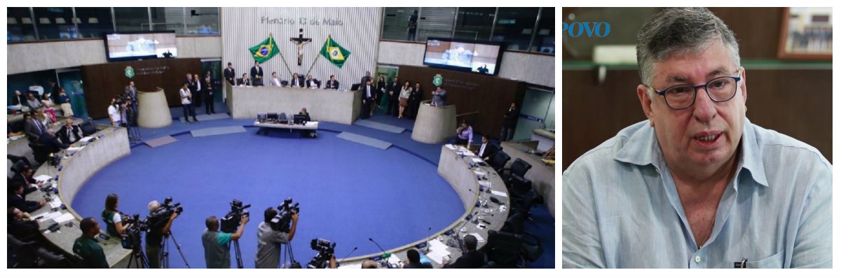 O secretário do Planejamento e Gestão do Estado do Ceará (Seplag), Maia Júnior participa, nesta quarta-feira (29/11), na A Assembleia Legislativa, da discussão sobre o projeto da Lei Orçamentária Anual 2018 (LOA). A LOA recebeu mais de 1.870 emendas de deputados até último dia 23, quando encerrou o  prazo para recebimento de propostas. A LOA prevê um orçamento de R$ 26,4 bilhões para o Estado em 2018

 
