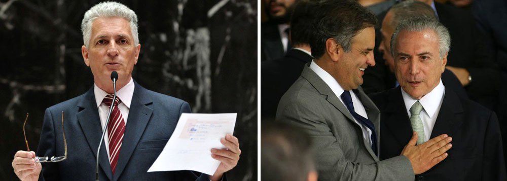 Após o governador de São Paulo e presidente nacional do PSDB, Geraldo Alckmin, afirmar que o partido punirá parlamentares que votarem contra a reforma da previdência, o deputado estadual Rogério Correia (PT) lembrou ainda que se eles "votarem a favor, o povo pune nas urnas"; ou seja, os tucanos estão "em apuros", define o parlamentar; "Que se afoguem abraçados com Temer e Aécio. Os golpistas merecem!", postou