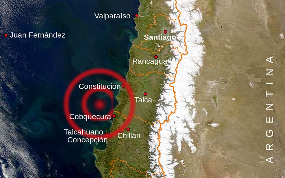 Terremoto de 6,3 graus de magnitude na escala Richter atingiu o Norte do Chile, de acordo com informações divulgadas pelo Serviço Geológico dos Estados Unidos (USGS, a sigla em inglês), sem que as autoridades chilenas tenham informado, por enquanto, sobre vítimas ou dano, aé o momento, foram registradas várias réplicas, a mais forte de 4,6 graus