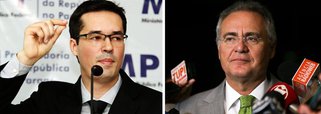 O senador Renan Calheiros (PMDB-AL) lamentou o surto de ódio “e denúncias sem provas” e condenou o que chamou de “generalizações perigosas” do Procurador da República, Deltan Dallagnol, diante da cruzada do representante do Ministério Público contra a classe política; para Calheiros, a linha entre o certo e o errado é muito tênue e quando as acusações de representantes da Procuradoria ocorrem sem provas, o estado de direito é comprometido