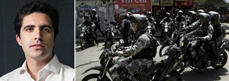 O jornalista Bernardo Mello Franco afirmou que o conflito na comunidade da Rocinha só tomou essas dimensões por causa da "falência do Estado, da omissão das autoridades e do fracasso das UPPs, que foram vendidas como solução para conter a violência"; "Enquanto a Rocinha vivia dias de faroeste, Sérgio Cabral foi condenado a mais 45 anos de prisão por corrupção. Ele comandou um esquema que depenou o Estado e deixou como herança seu antigo vice, incapaz de comandar as polícias. O colapso da segurança é um crime pelo qual o ex-governador nunca pagará", disse Mello Franco
